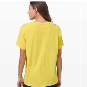 Al Yours Boyfriend Tee in Yellow